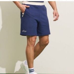 Prince Pickleball Athletic Shorts. Navy Blue with white logo size Medium NWT